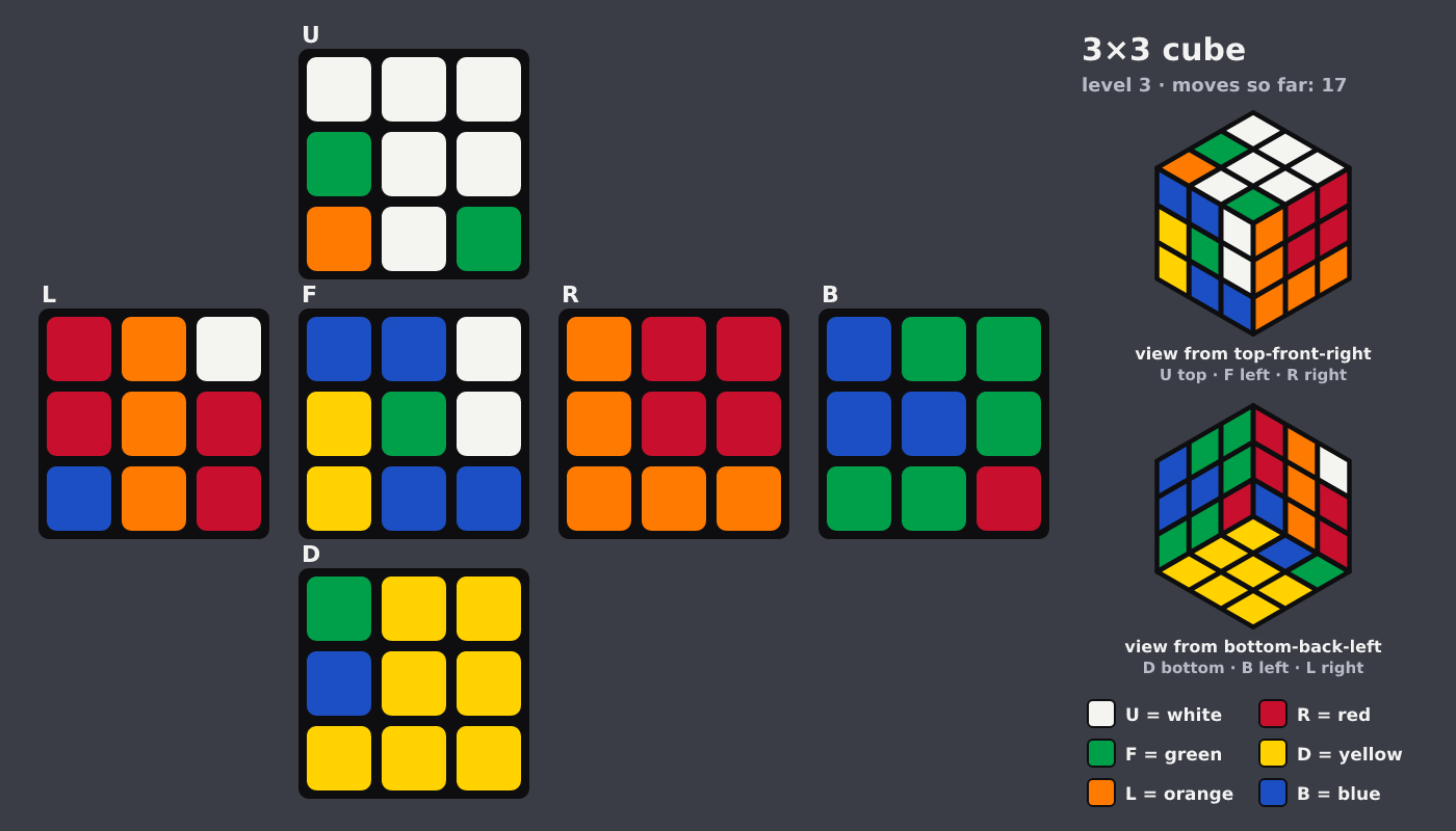 Picture shown to the model: after turn 11 · 17 moves