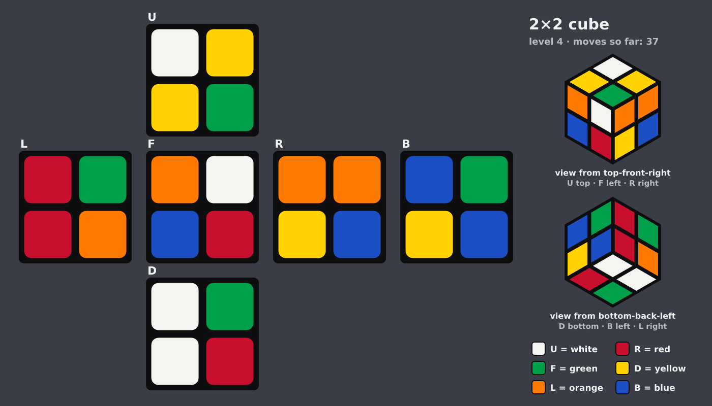 Picture shown to the model: after turn 8 · 37 moves