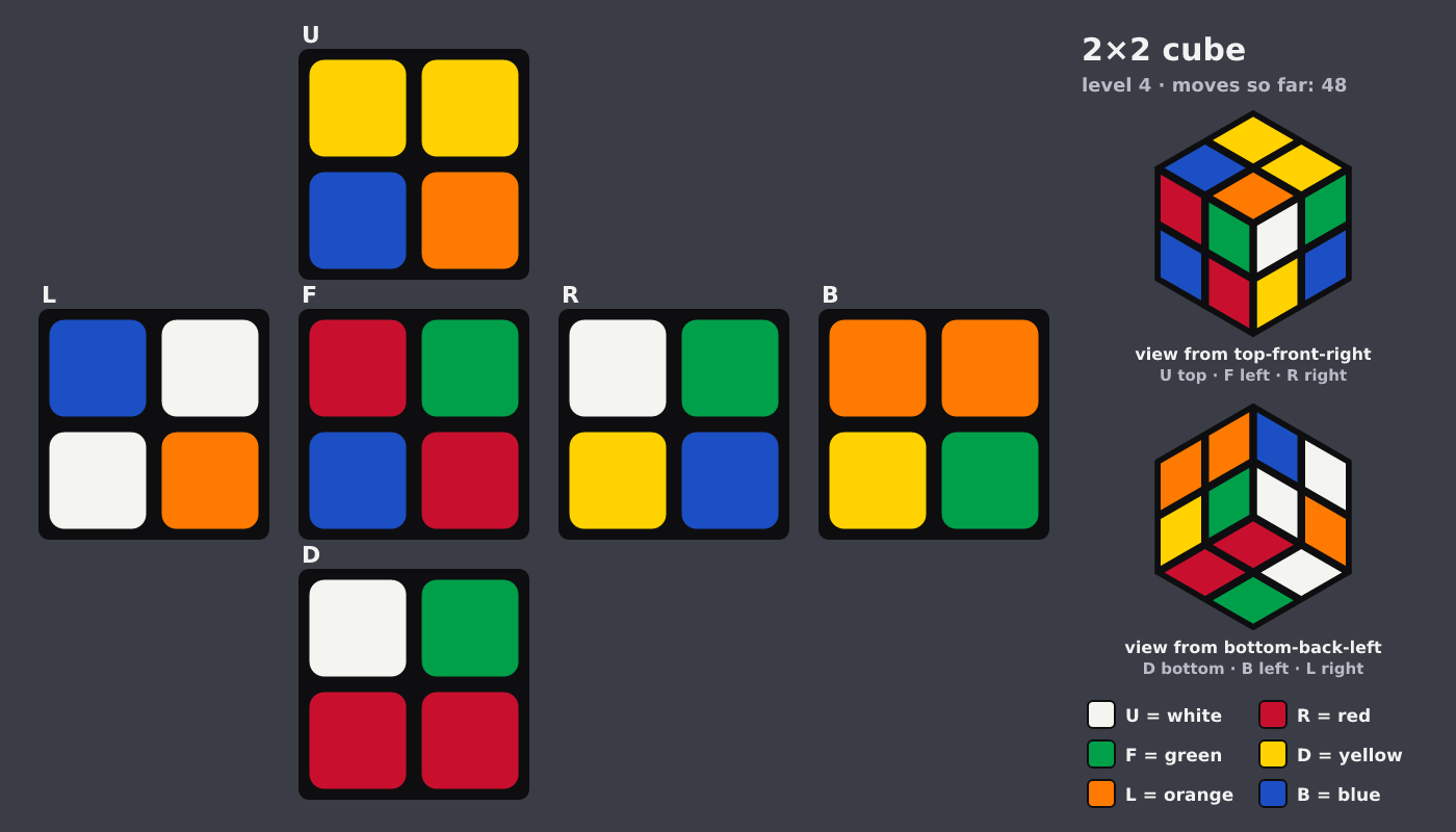 Picture shown to the model: after turn 10 · 48 moves