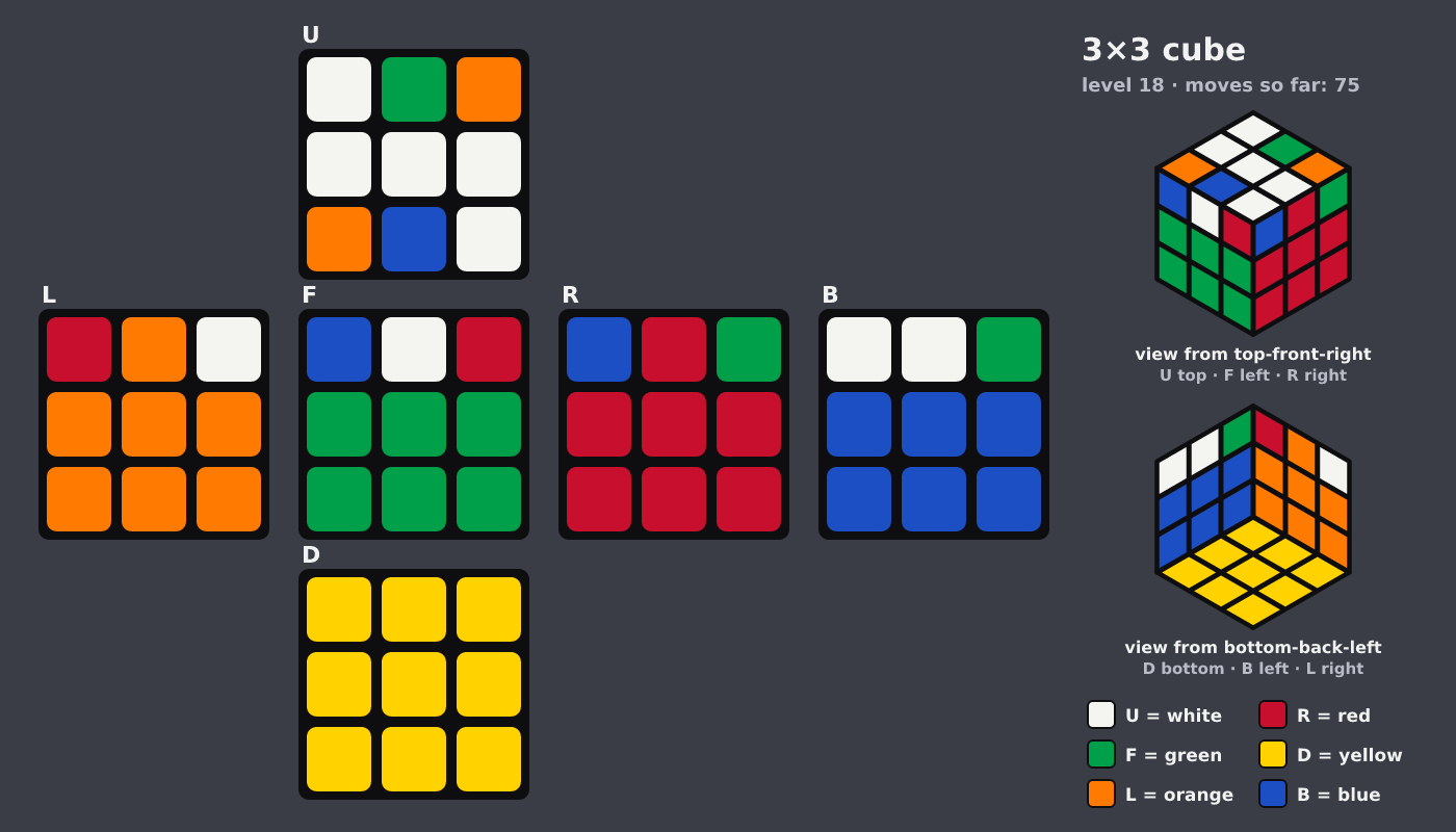 Picture shown to the model: after turn 10 · 75 moves