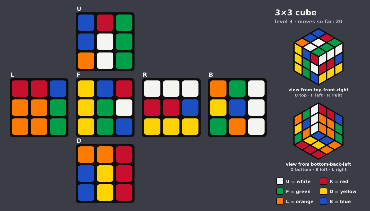 Picture shown to the model: after turn 20 · 20 moves