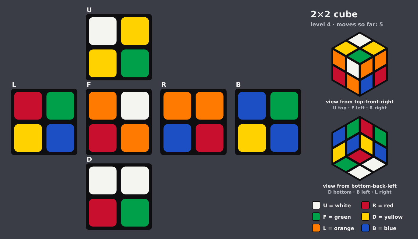 Picture shown to the model: after turn 5 · 5 moves