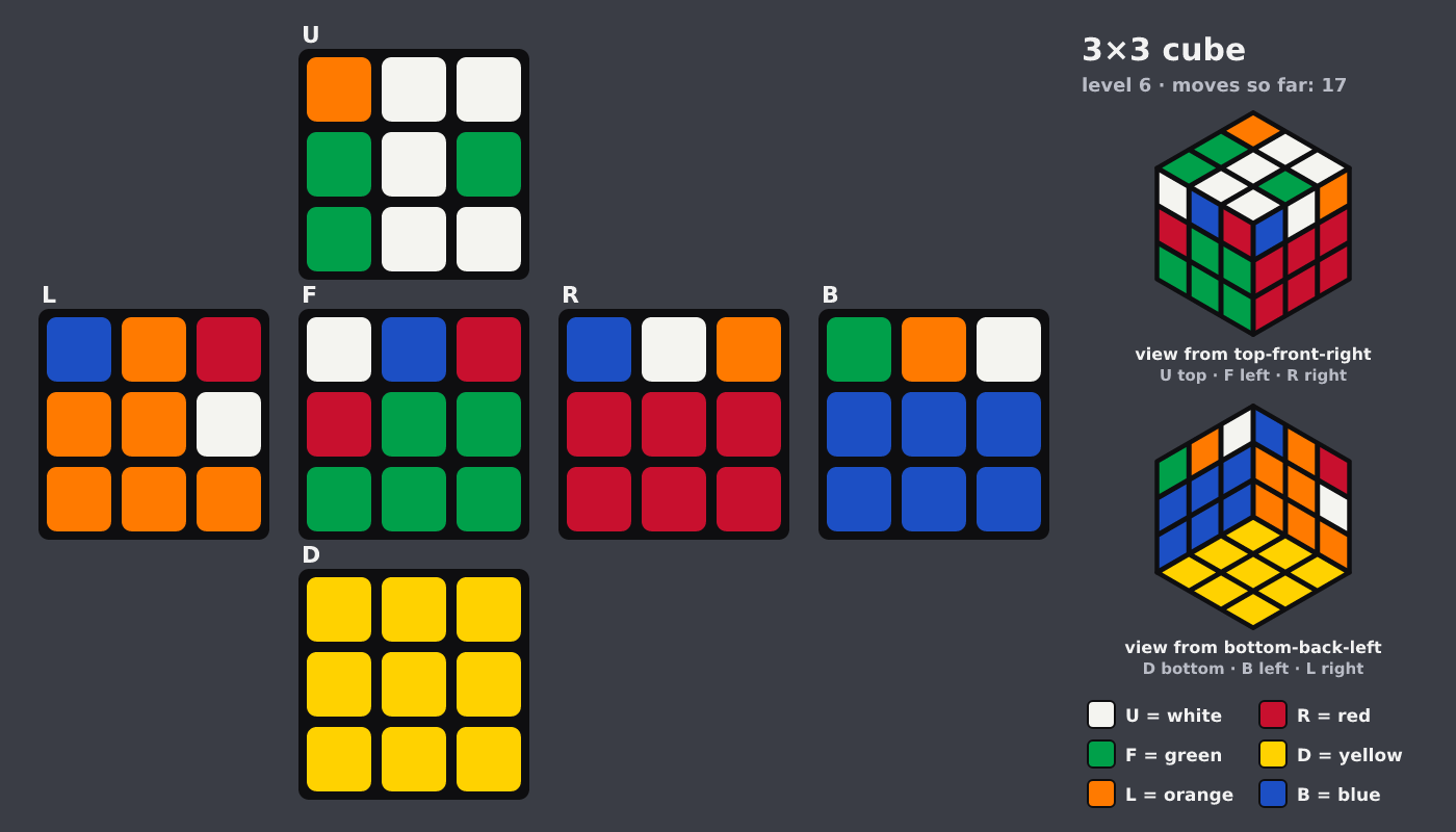 Picture shown to the model: after turn 3 · 17 moves