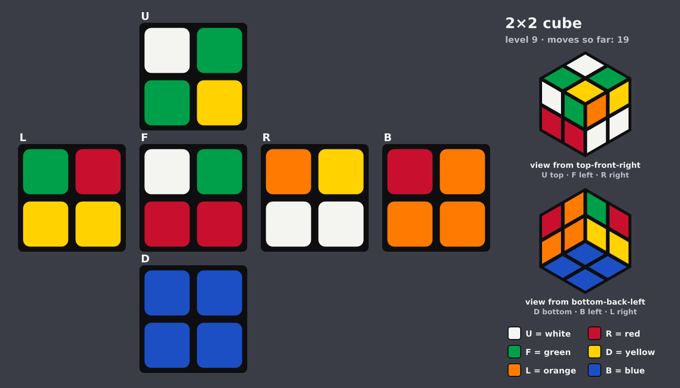 Picture shown to the model: after turn 4 · 19 moves