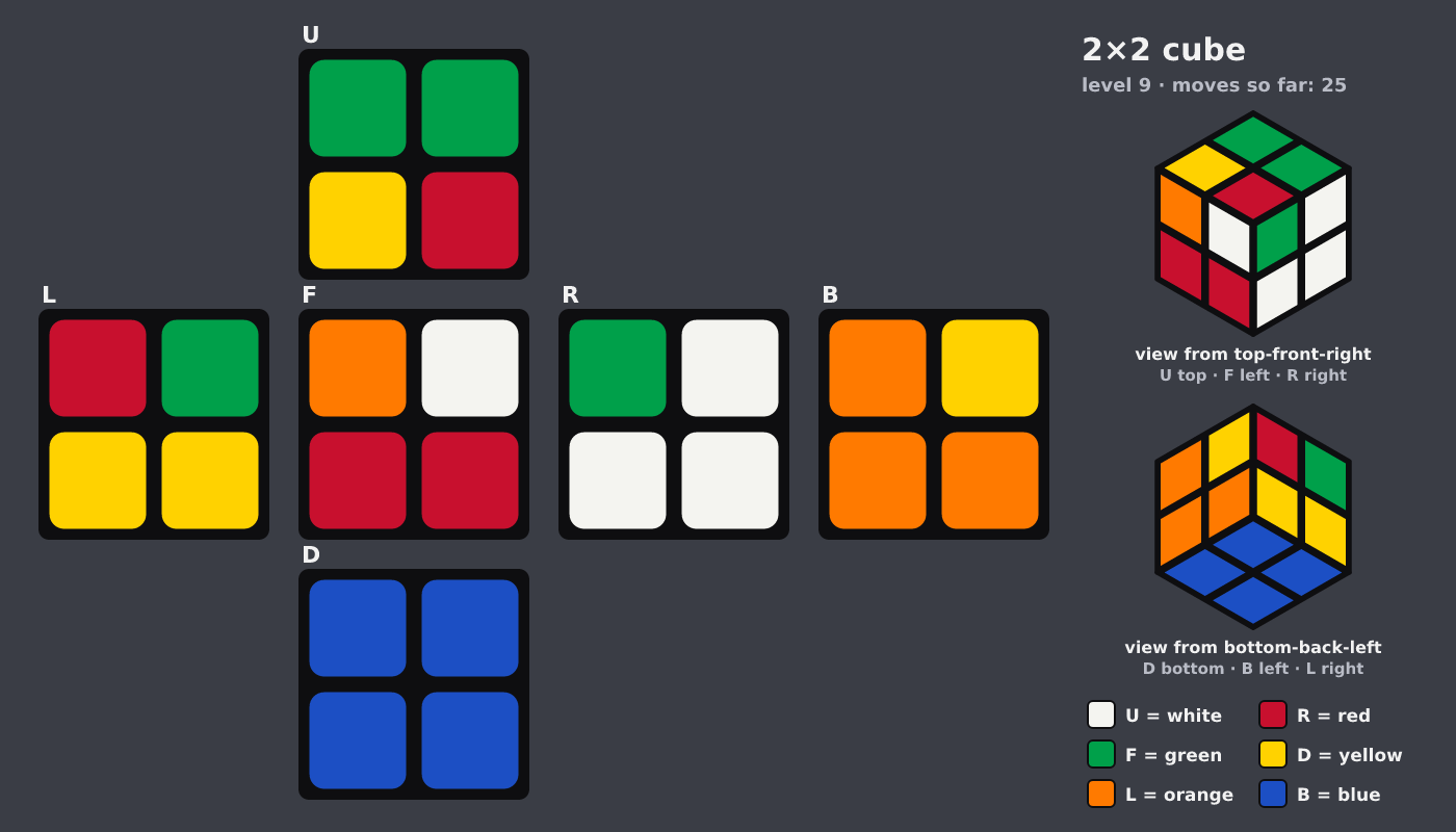 Picture shown to the model: after turn 6 · 25 moves