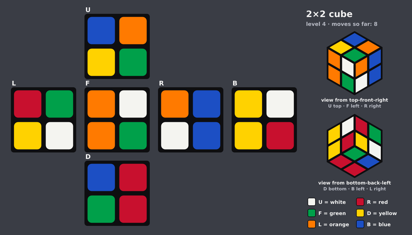 Picture shown to the model: after turn 6 · 8 moves