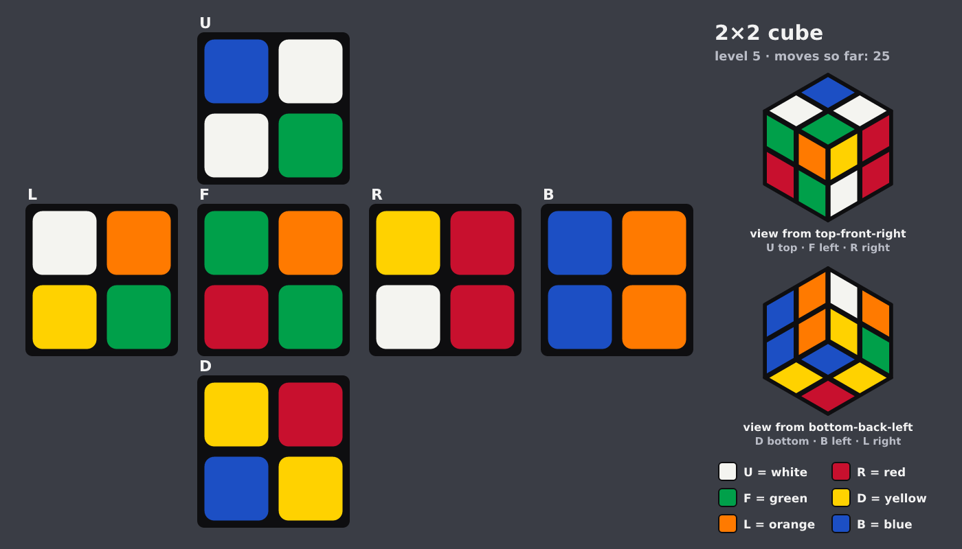 Picture shown to the model: after turn 8 · 25 moves
