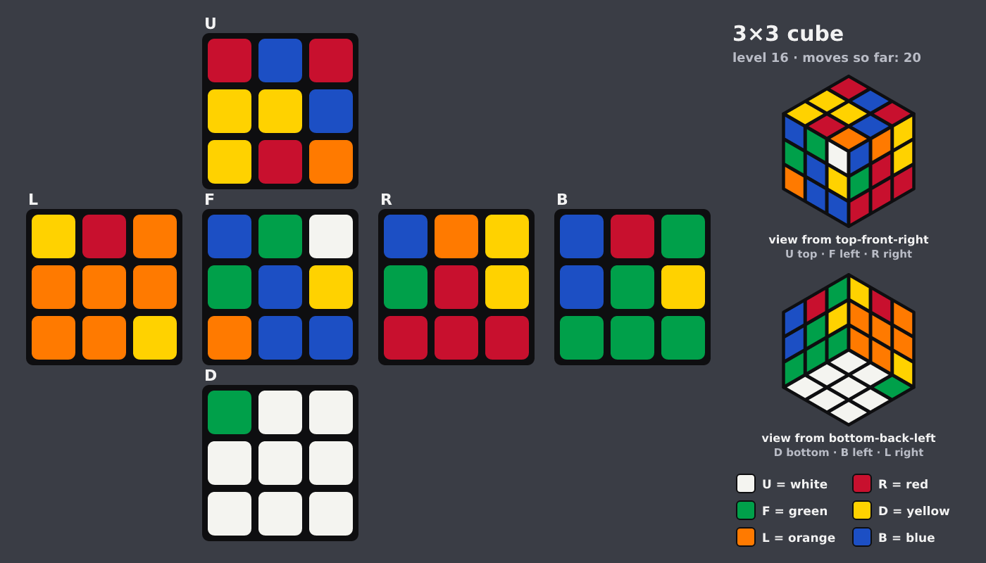 Picture shown to the model: after turn 4 · 20 moves