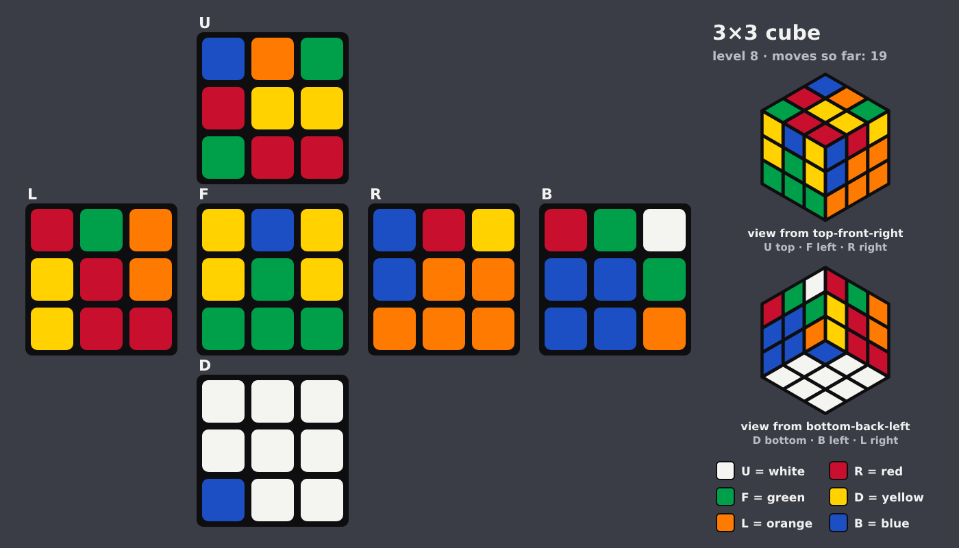Picture shown to the model: after turn 5 · 19 moves