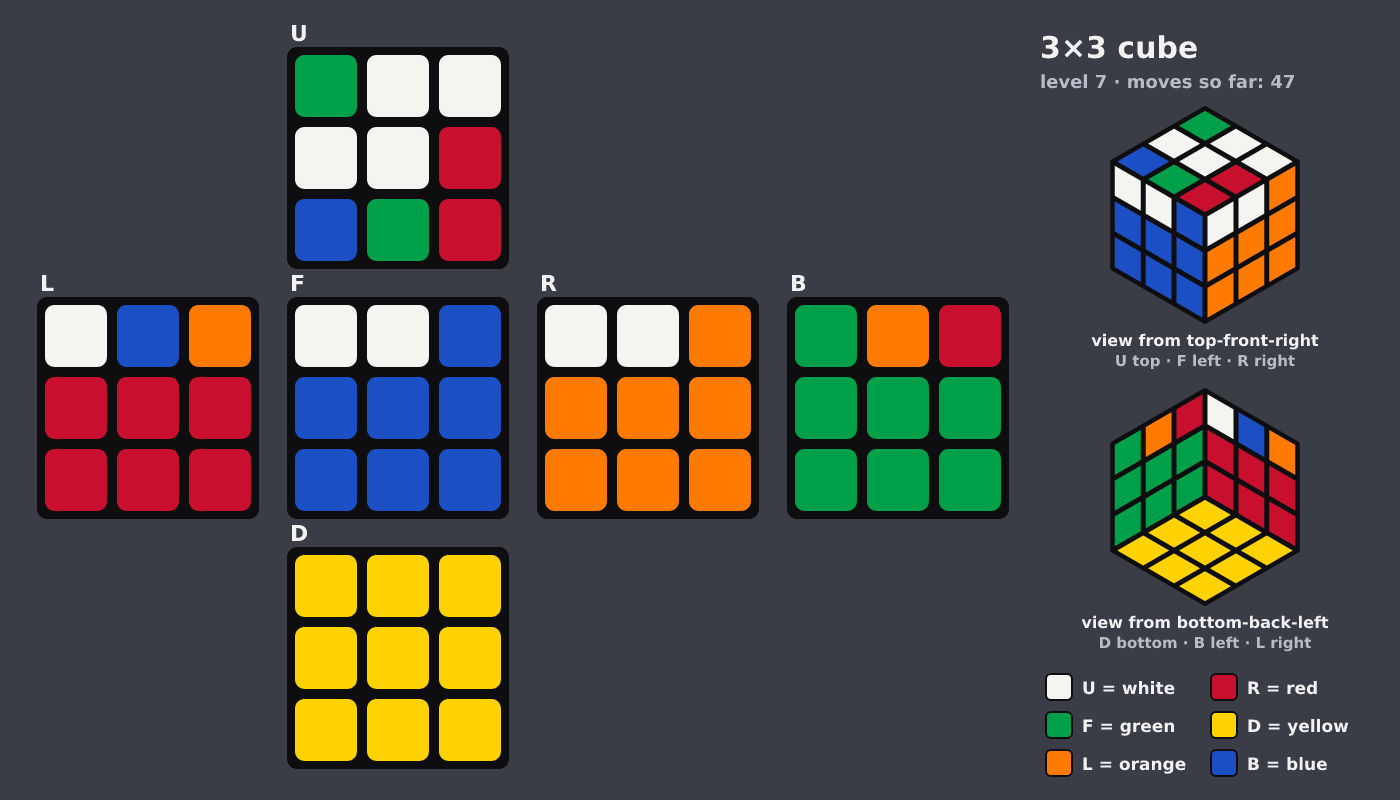 Picture shown to the model: after turn 10 · 47 moves