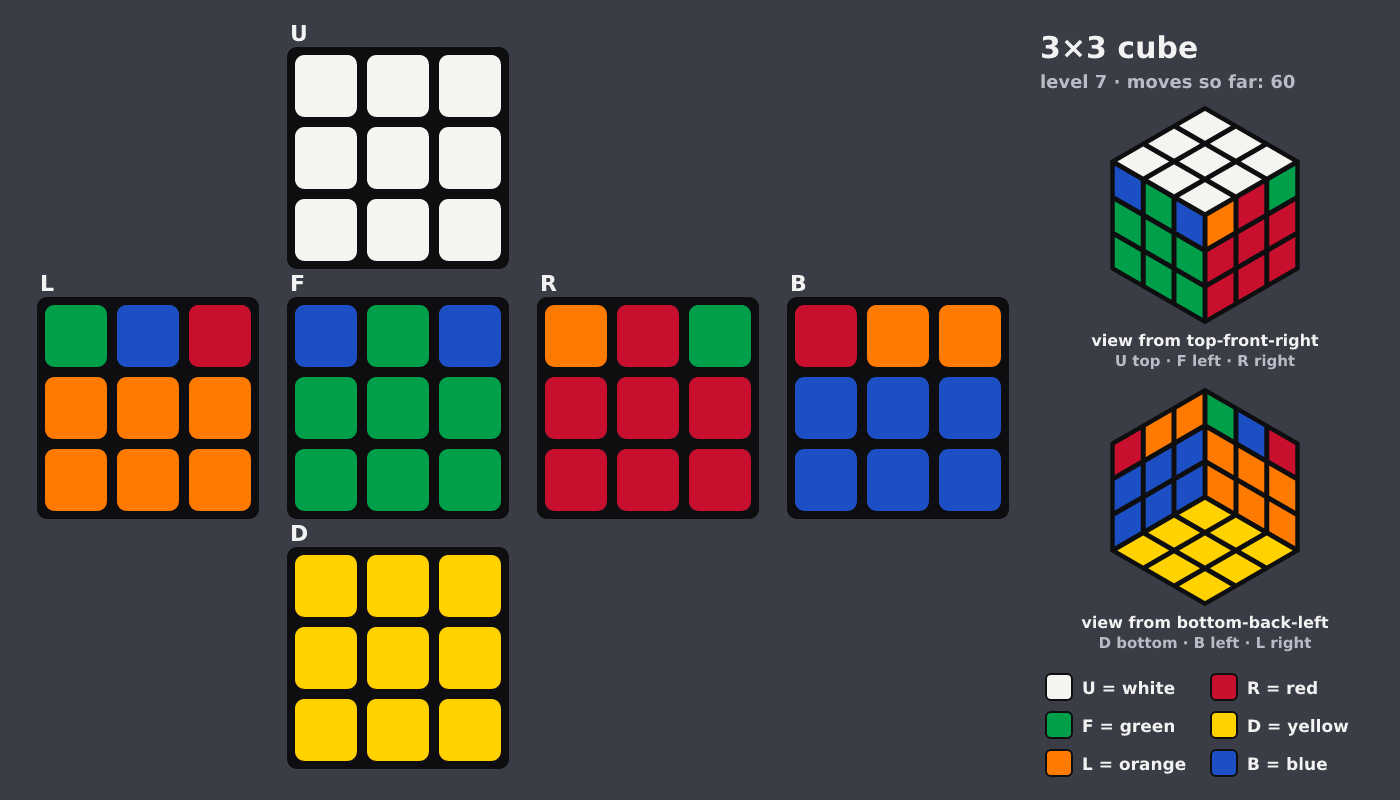 Picture shown to the model: after turn 11 · 60 moves