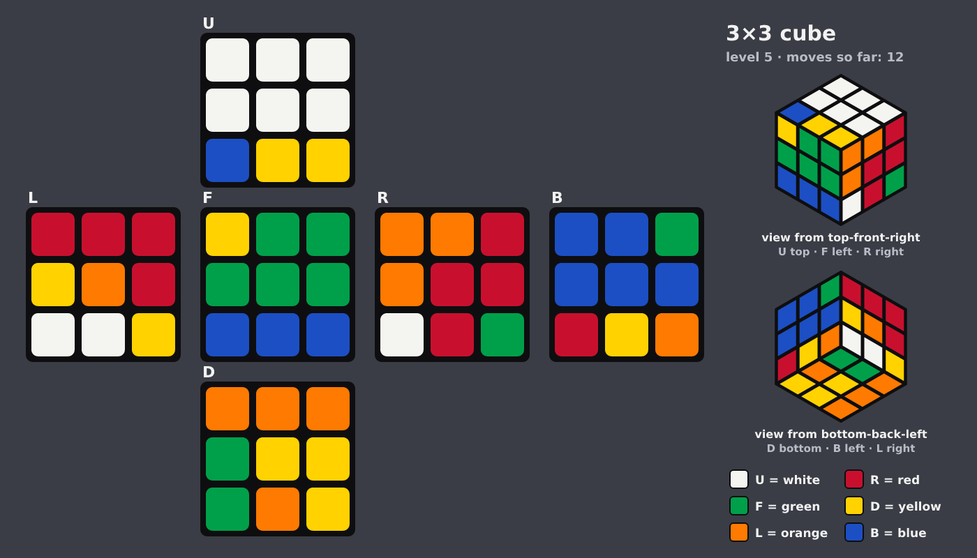 Picture shown to the model: after turn 11 · 12 moves