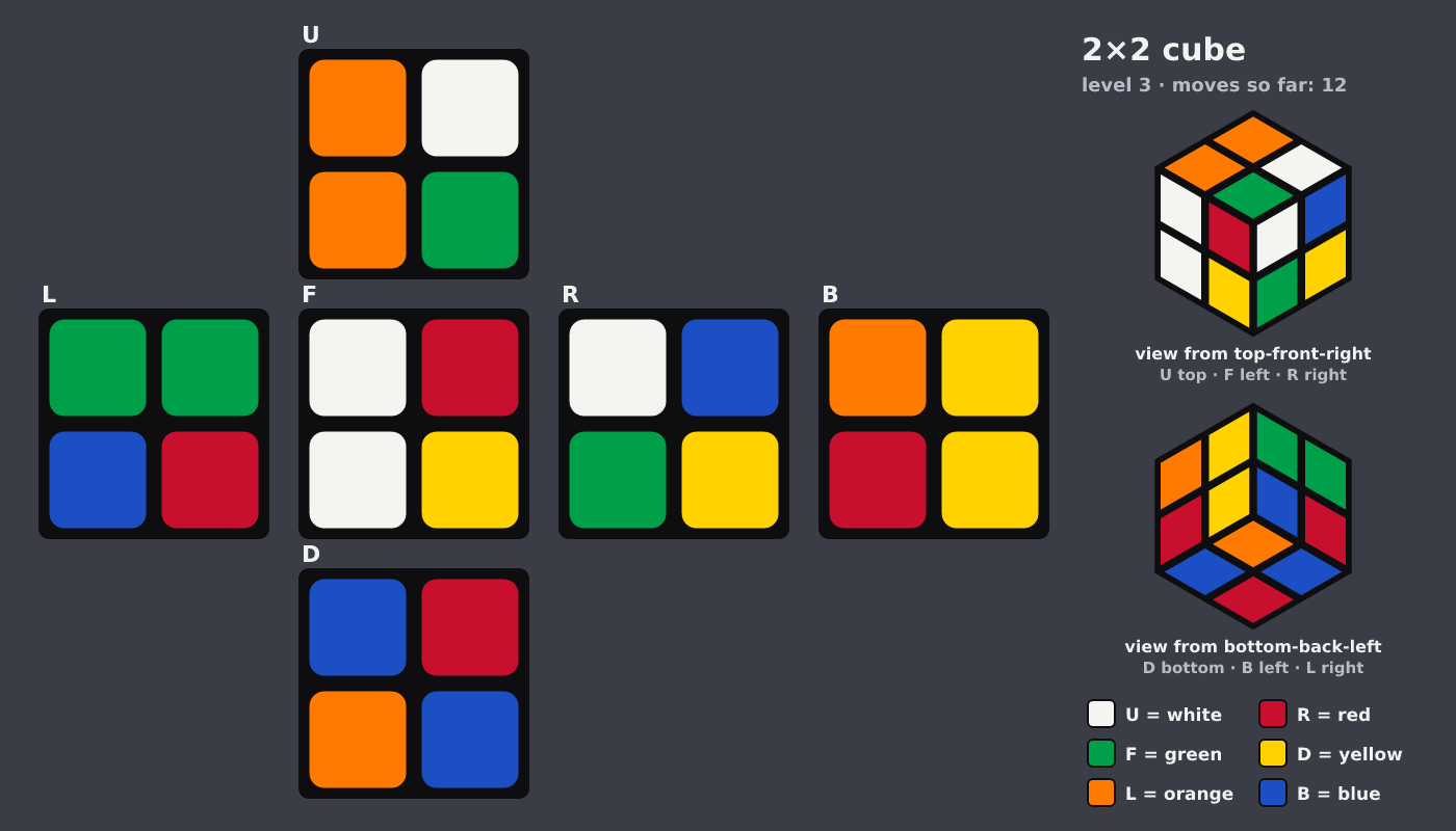 Picture shown to the model: after turn 8 · 12 moves