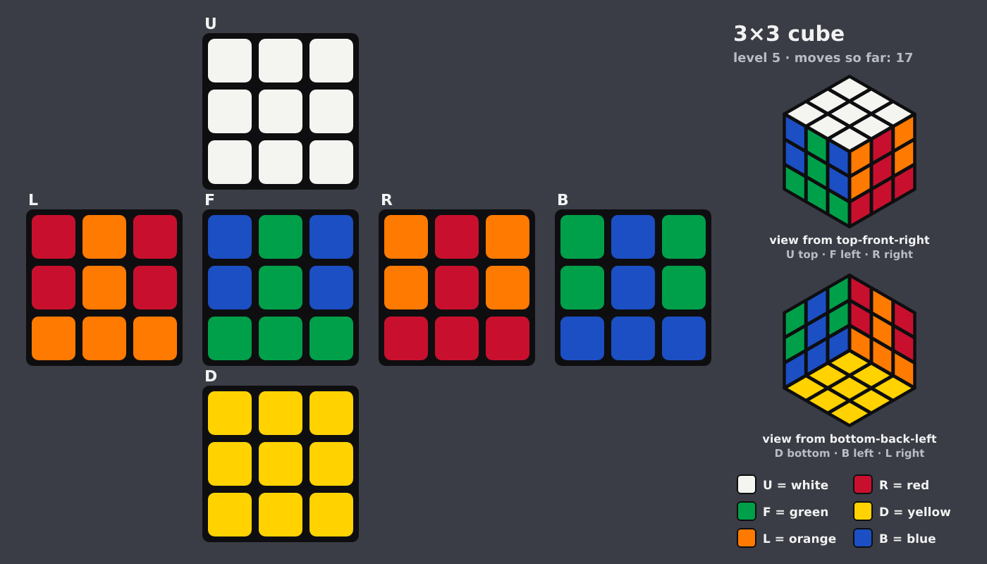 Picture shown to the model: after turn 13 · 17 moves