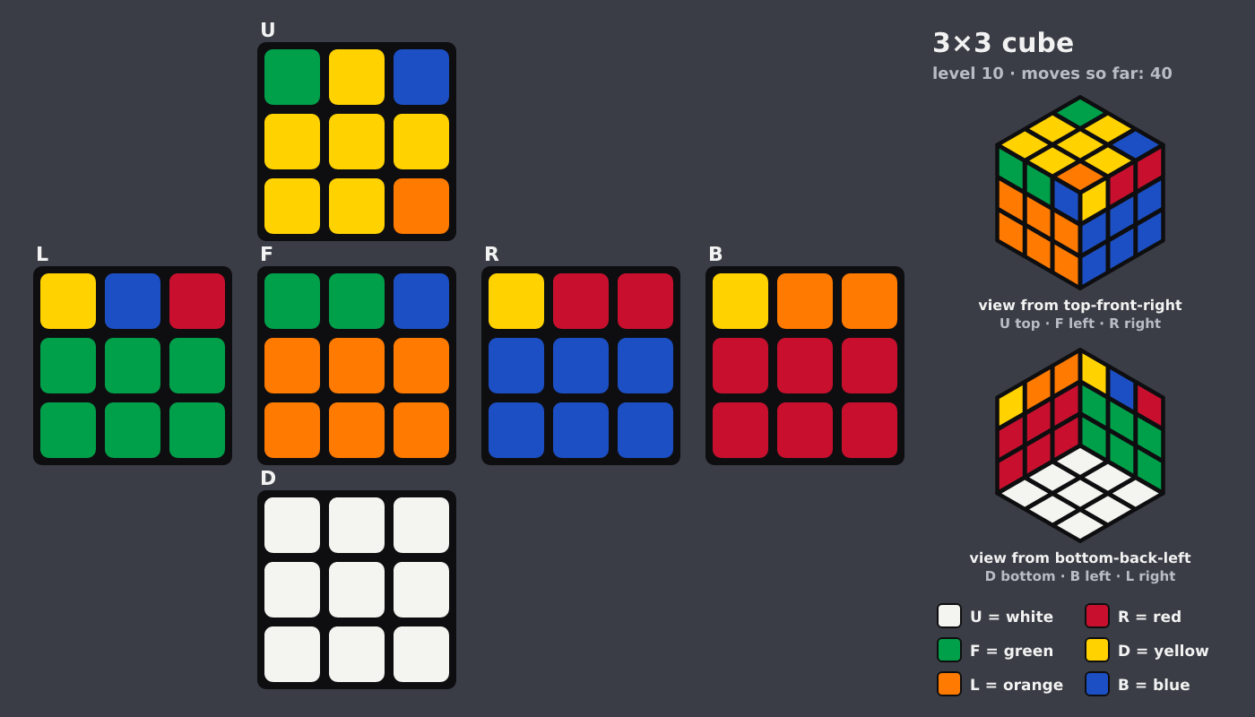 Picture shown to the model: after turn 7 · 40 moves
