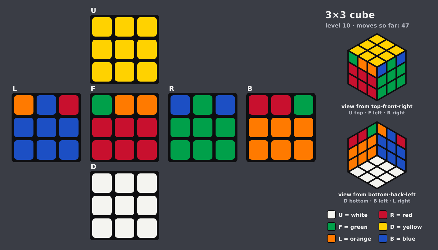 Picture shown to the model: after turn 8 · 47 moves