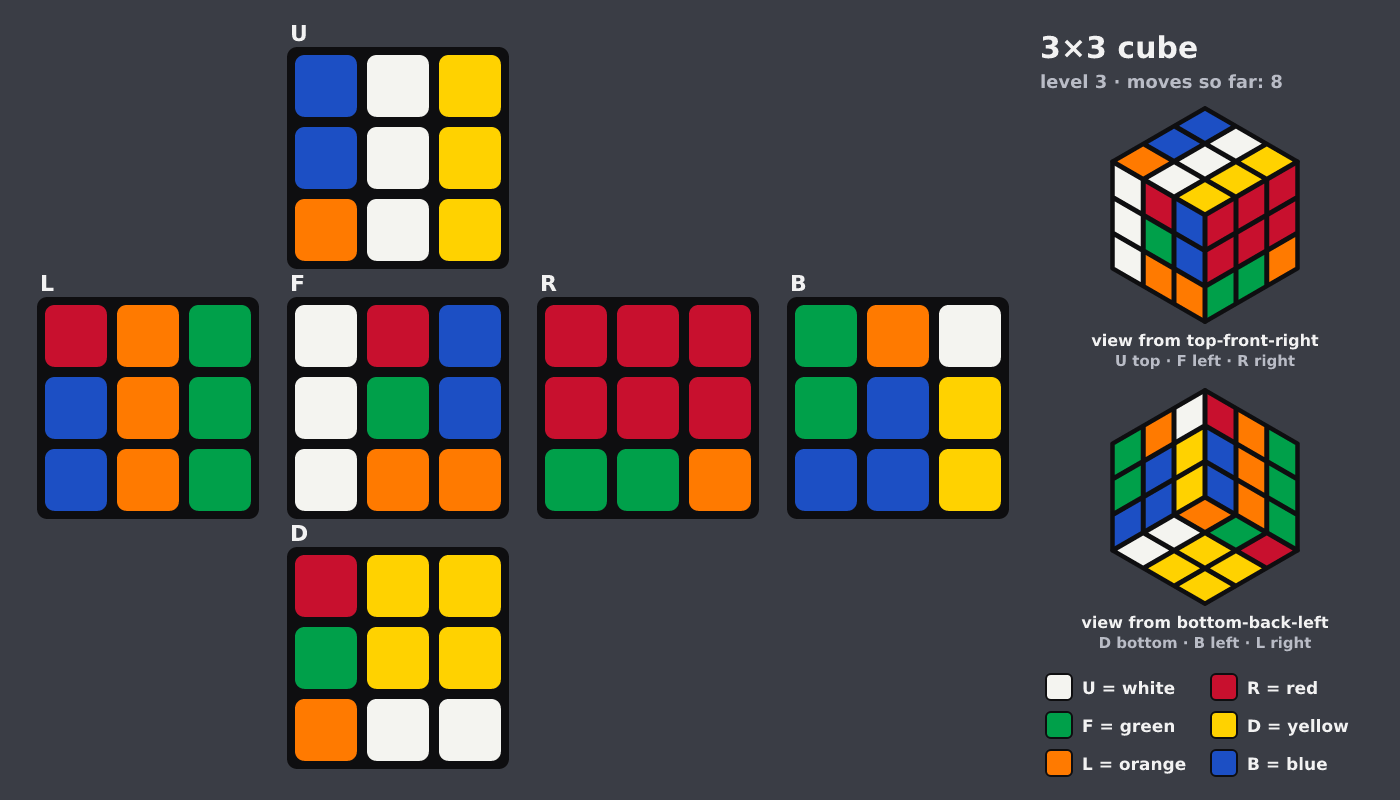 Picture shown to the model: after turn 3 · 8 moves