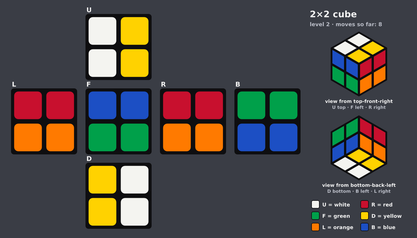 Picture shown to the model: after turn 3 · 8 moves