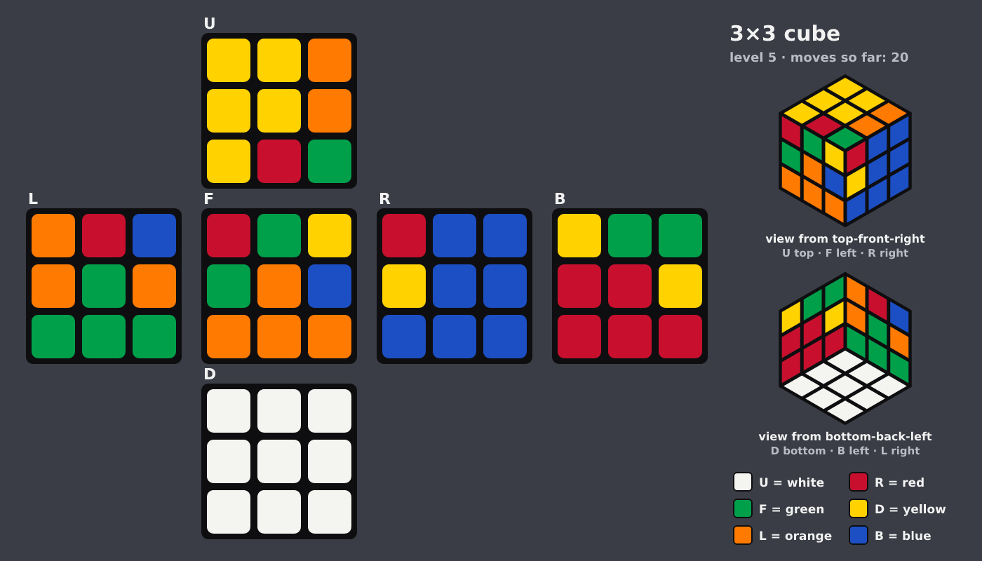 Picture shown to the model: after turn 6 · 20 moves