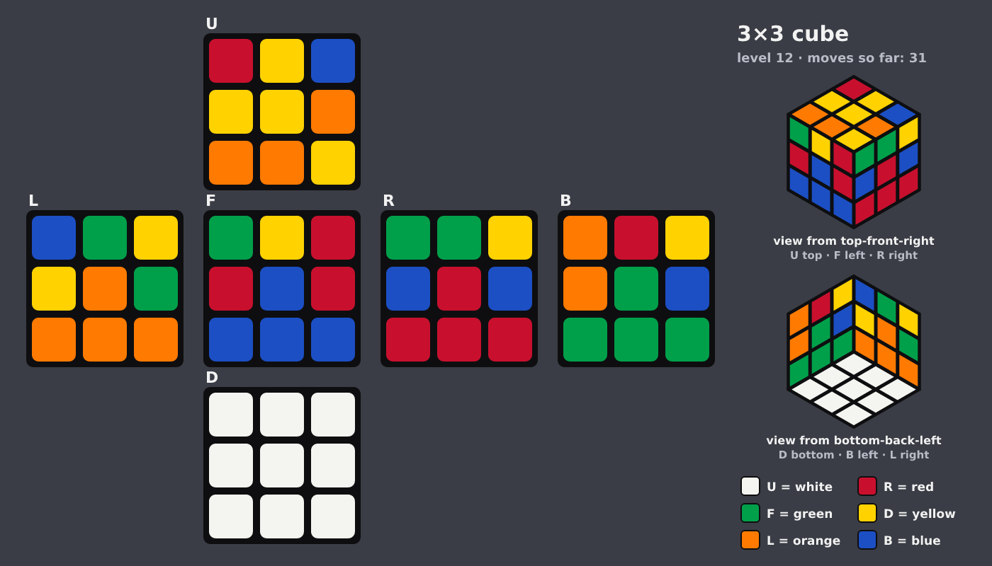 Picture shown to the model: after turn 5 · 31 moves