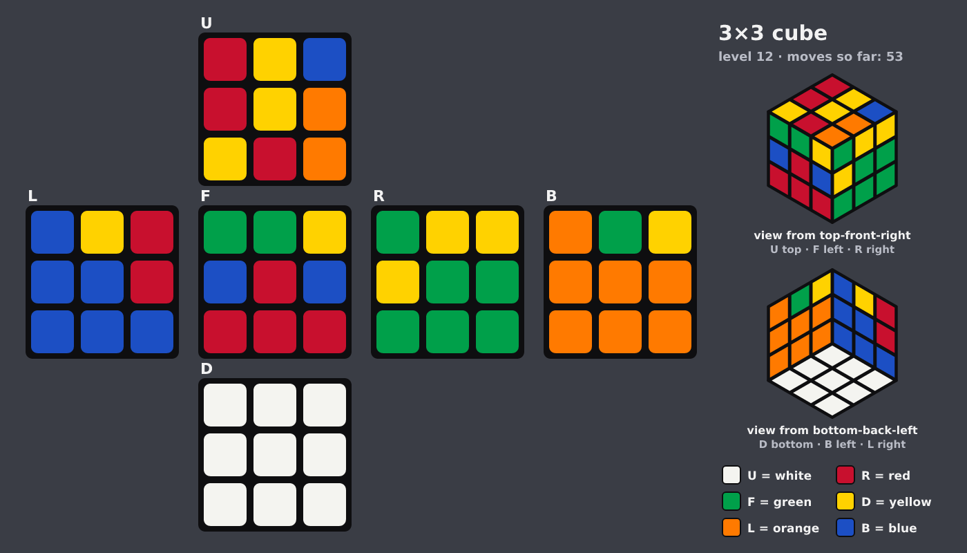 Picture shown to the model: after turn 8 · 53 moves