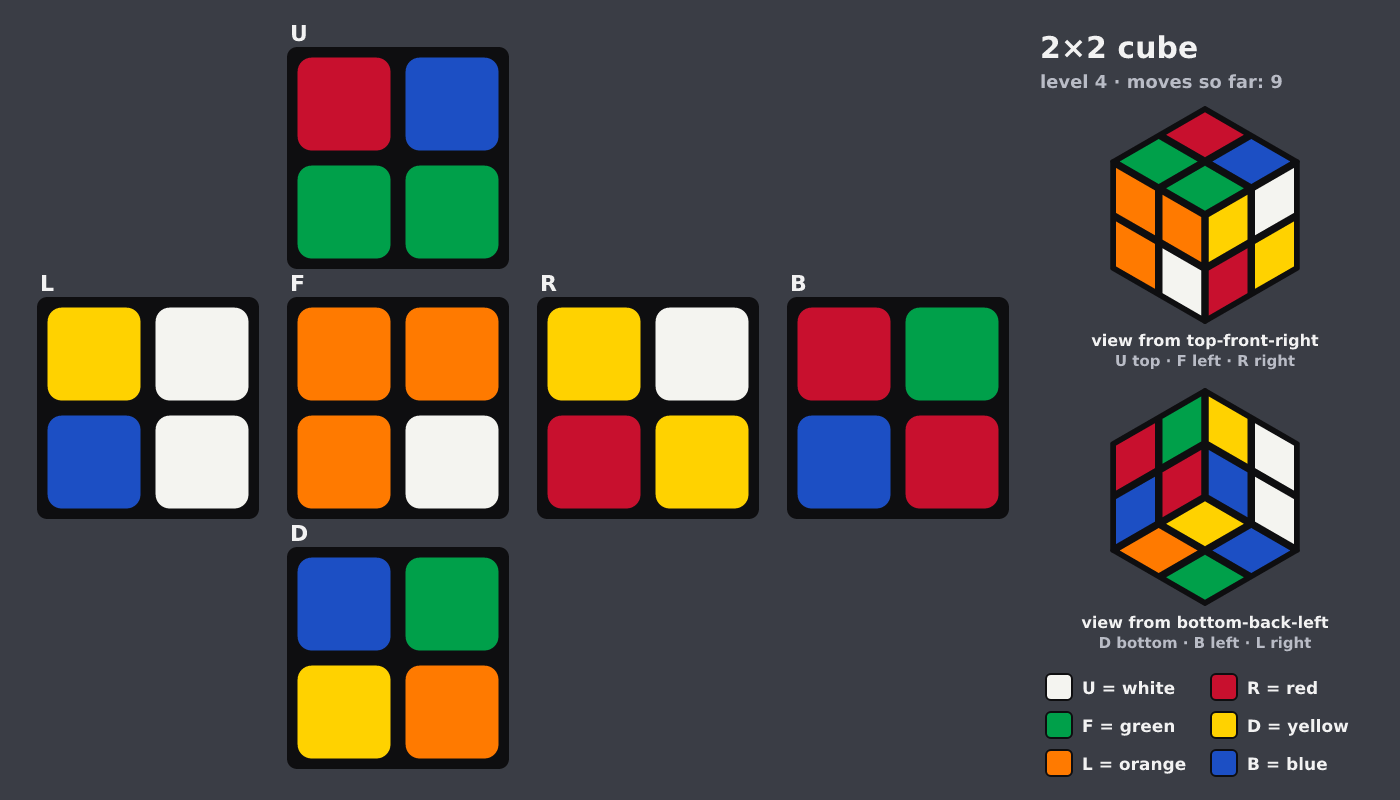 Picture shown to the model: after turn 3 · 9 moves