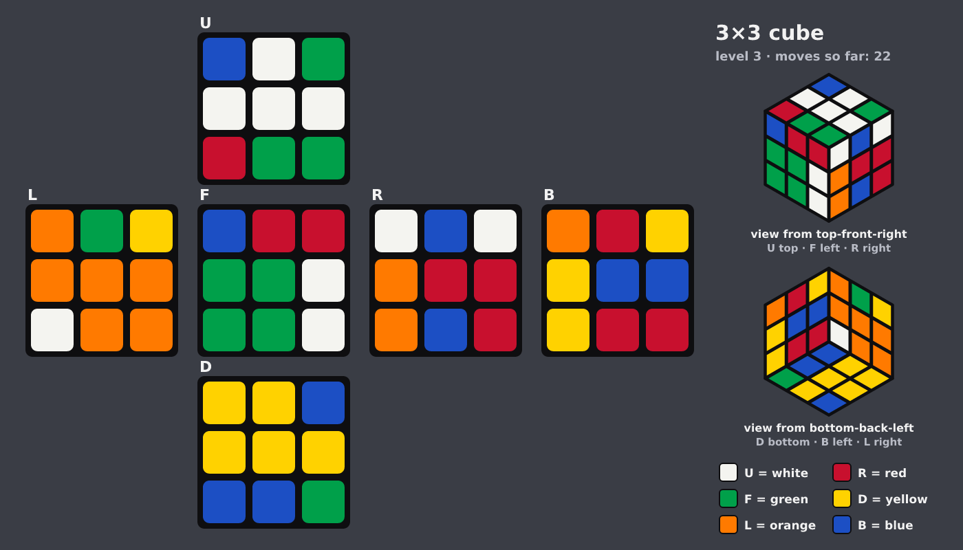 Picture shown to the model: after turn 9 · 22 moves