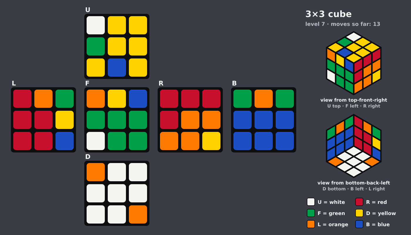 Picture shown to the model: after turn 9 · 13 moves