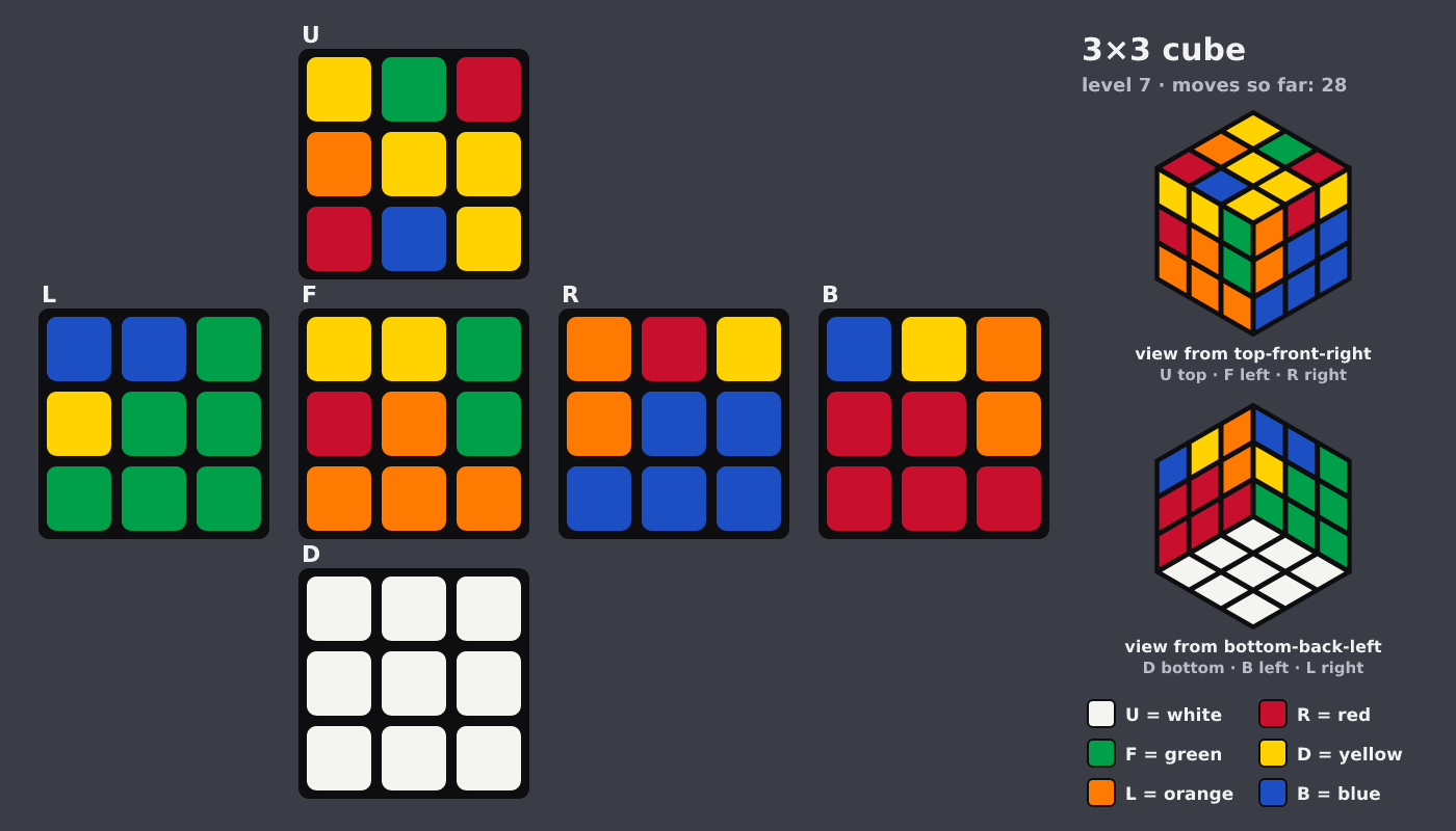 Picture shown to the model: after turn 11 · 28 moves