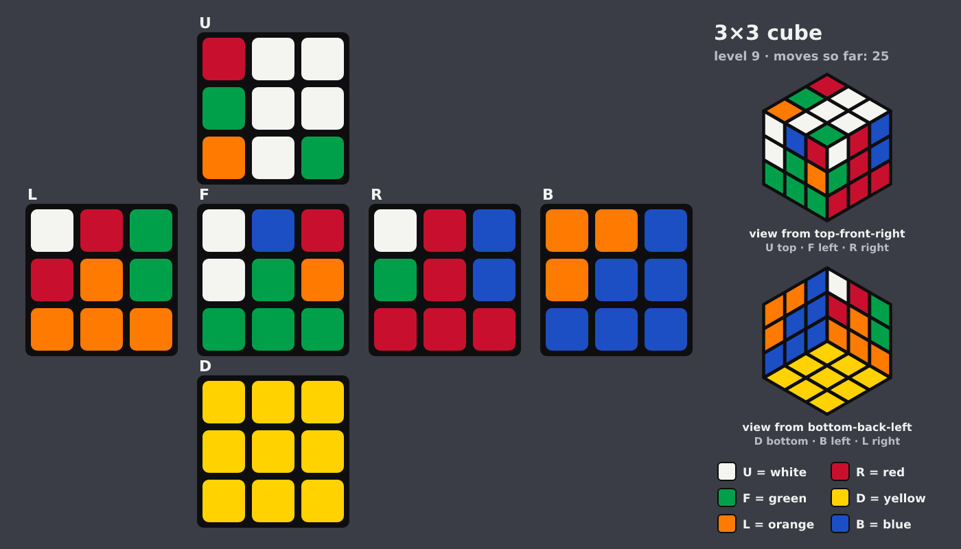 Picture shown to the model: after turn 3 · 25 moves