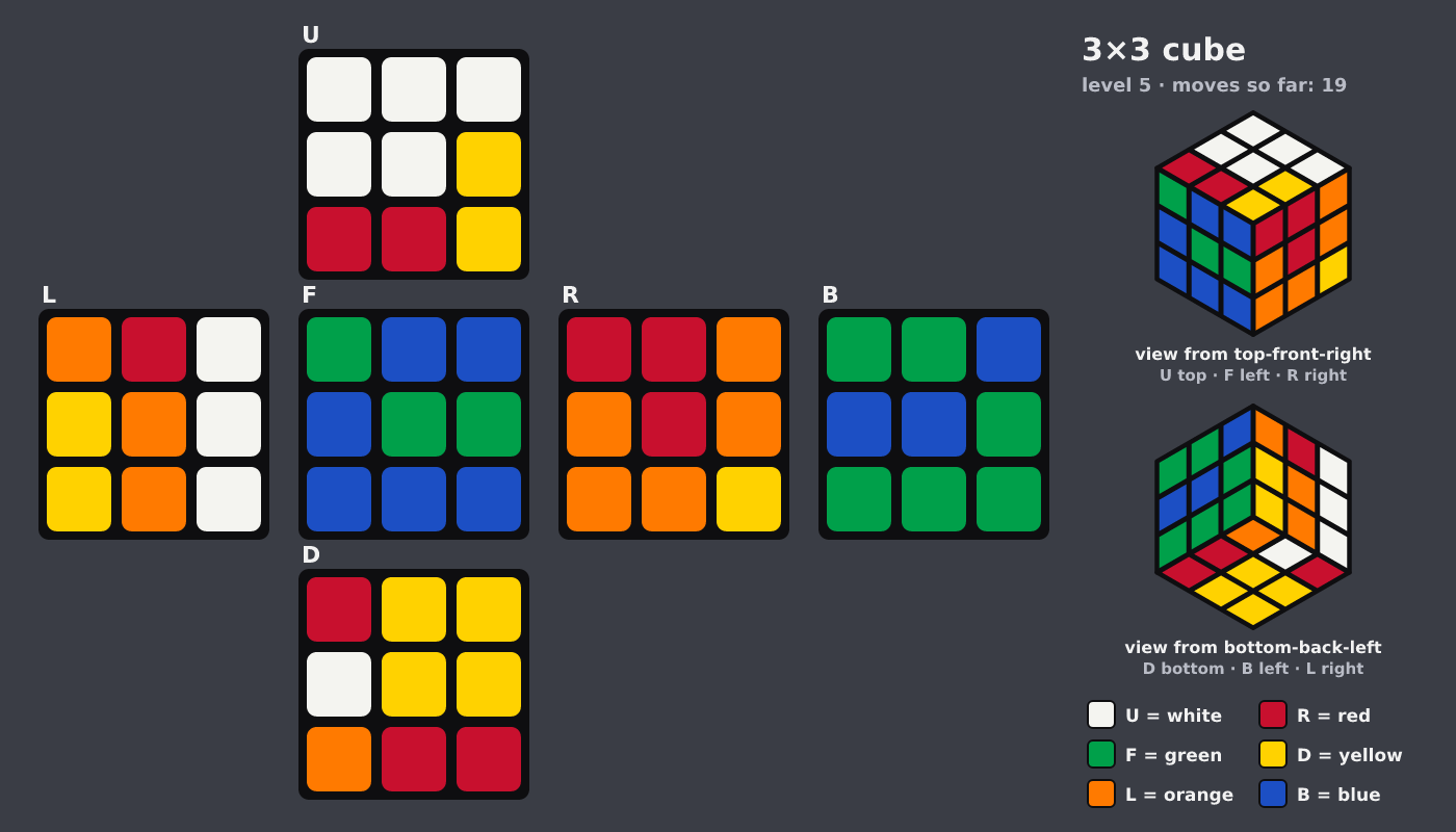 Picture shown to the model: after turn 13 · 19 moves