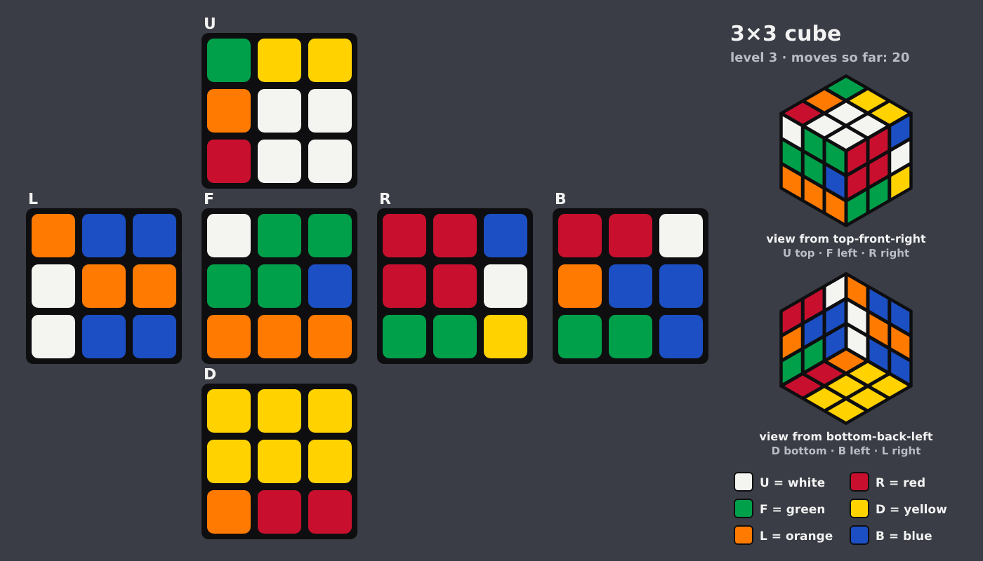 Picture shown to the model: after turn 20 · 20 moves