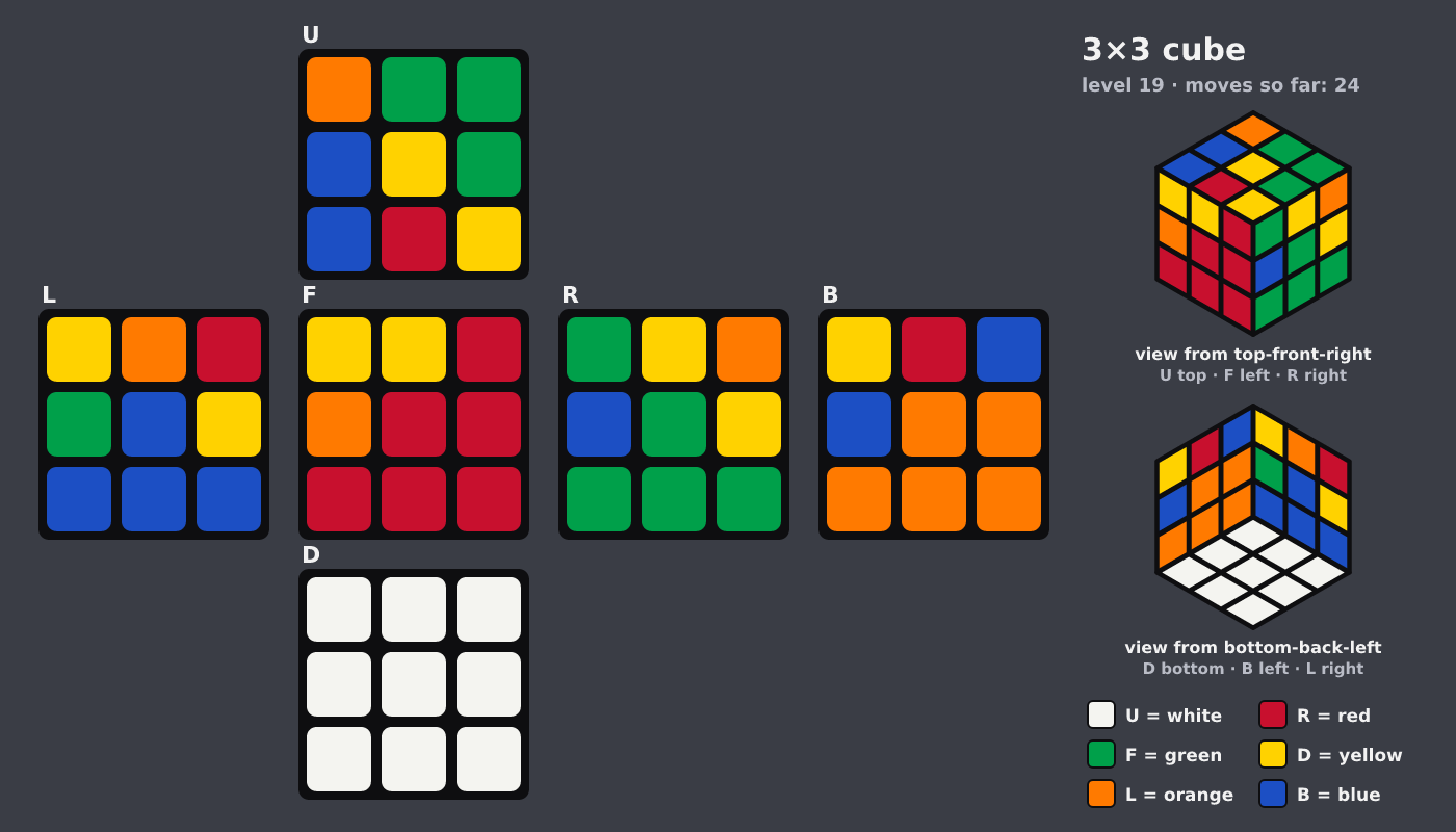 Picture shown to the model: after turn 5 · 24 moves