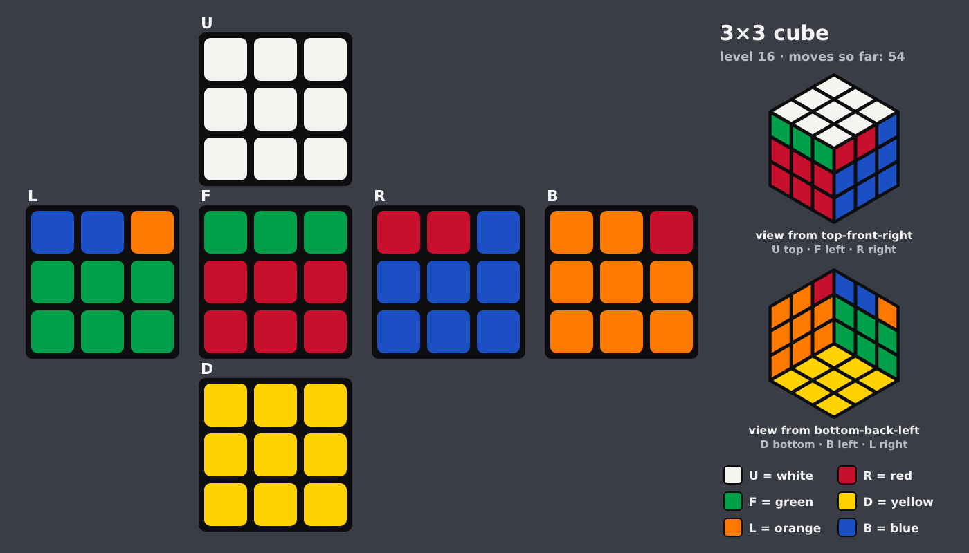 Picture shown to the model: after turn 10 · 54 moves