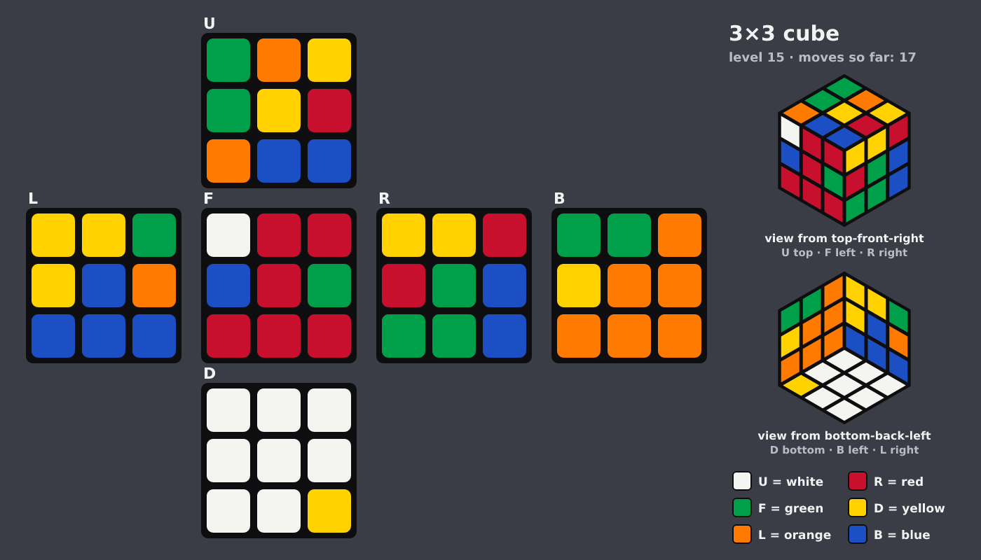 Picture shown to the model: after turn 3 · 17 moves