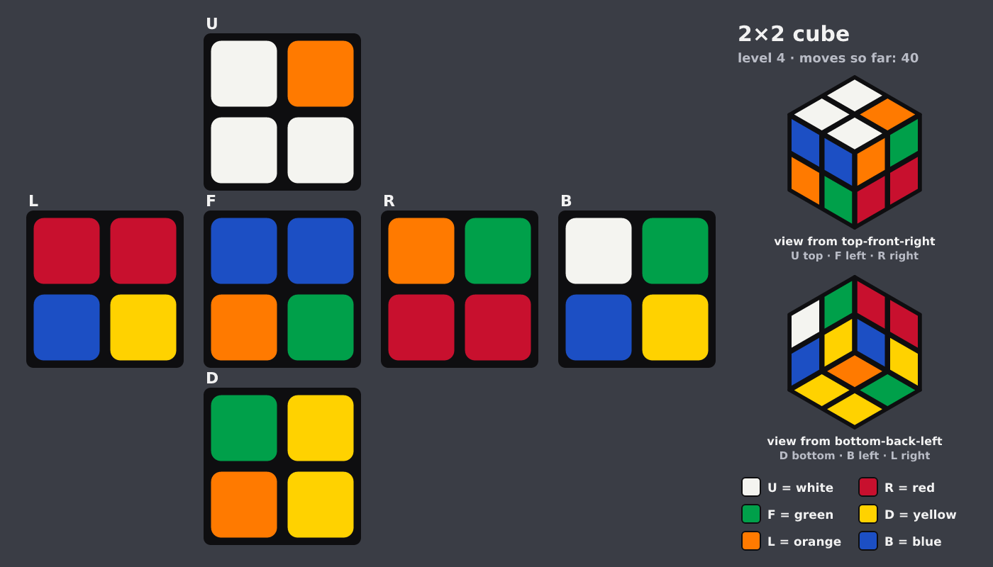 Picture shown to the model: after turn 8 · 40 moves