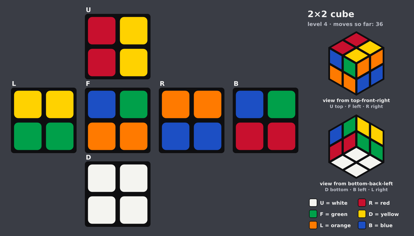 Picture shown to the model: after turn 9 · 36 moves