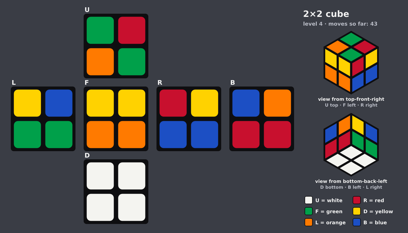 Picture shown to the model: after turn 10 · 43 moves