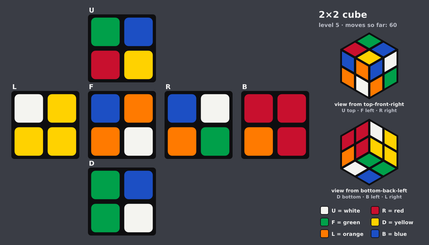 Picture shown to the model: after turn 5 · 60 moves