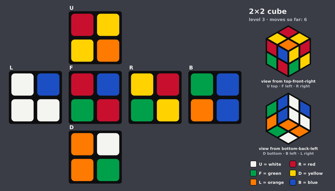 Picture shown to the model: after turn 5 · 6 moves