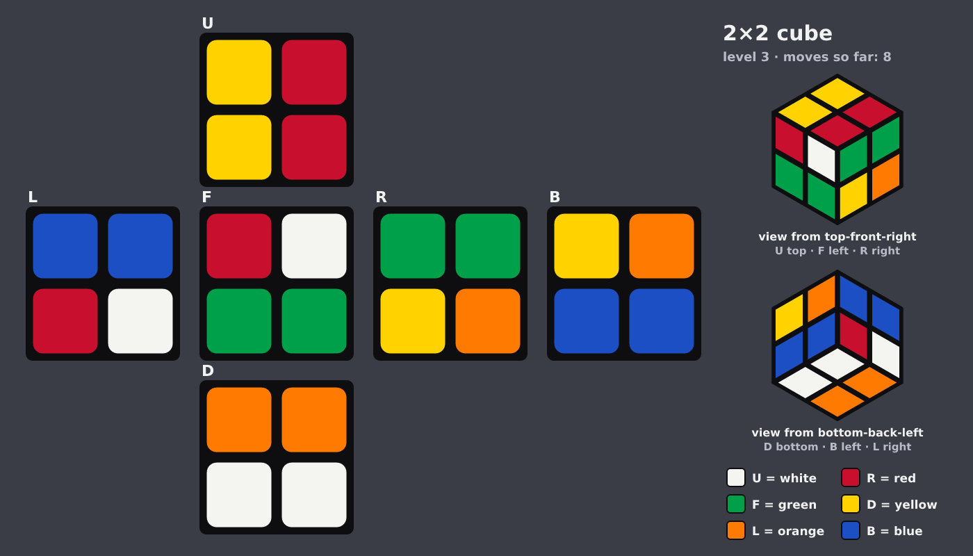 Picture shown to the model: after turn 6 · 8 moves