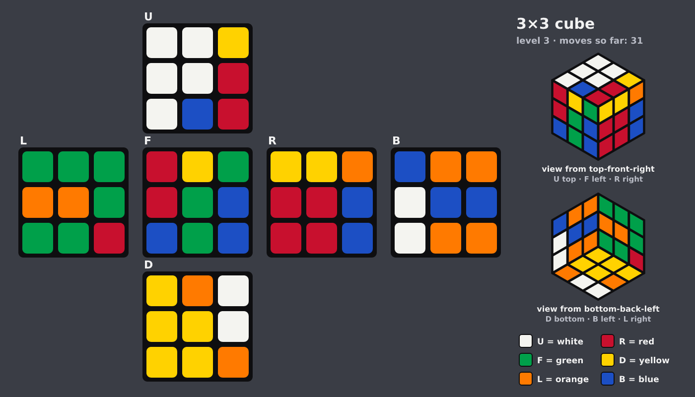 Picture shown to the model: after turn 9 · 31 moves