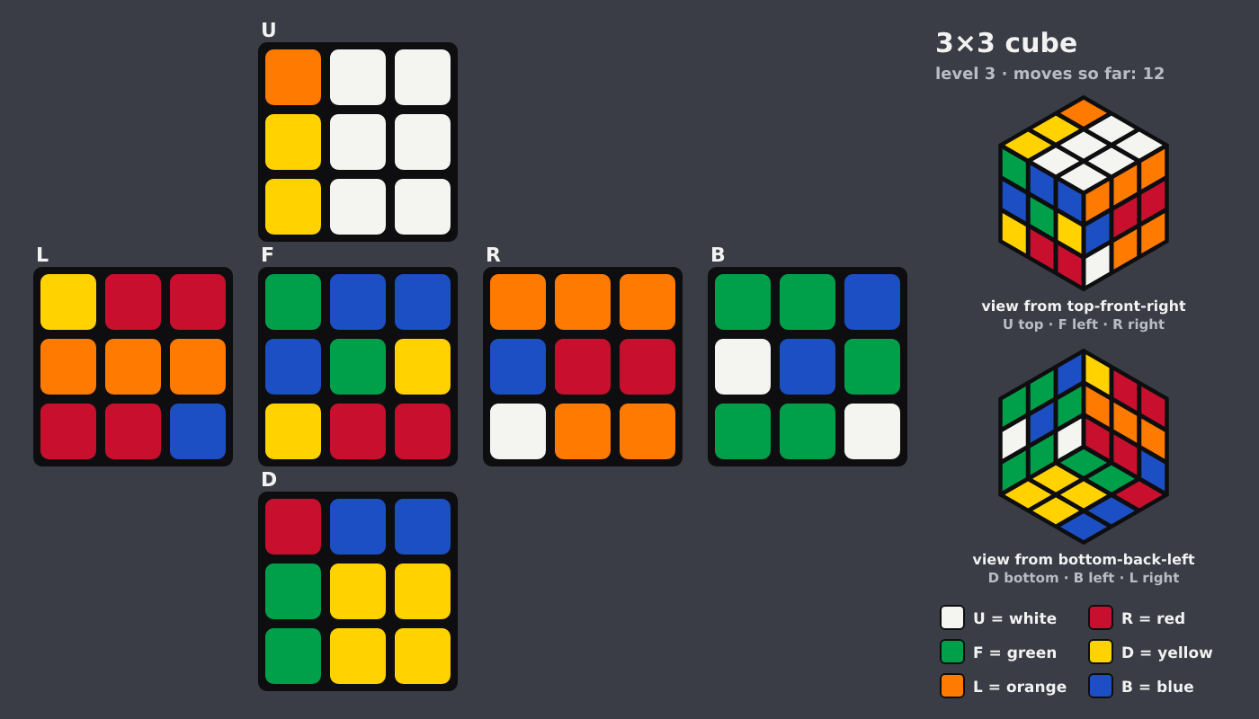 Picture shown to the model: after turn 12 · 12 moves