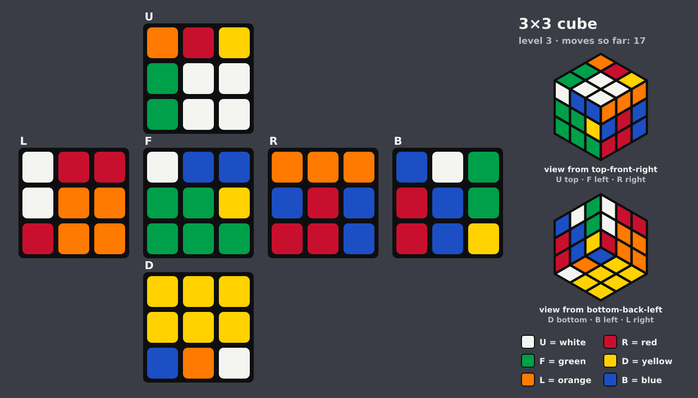 Picture shown to the model: after turn 17 · 17 moves