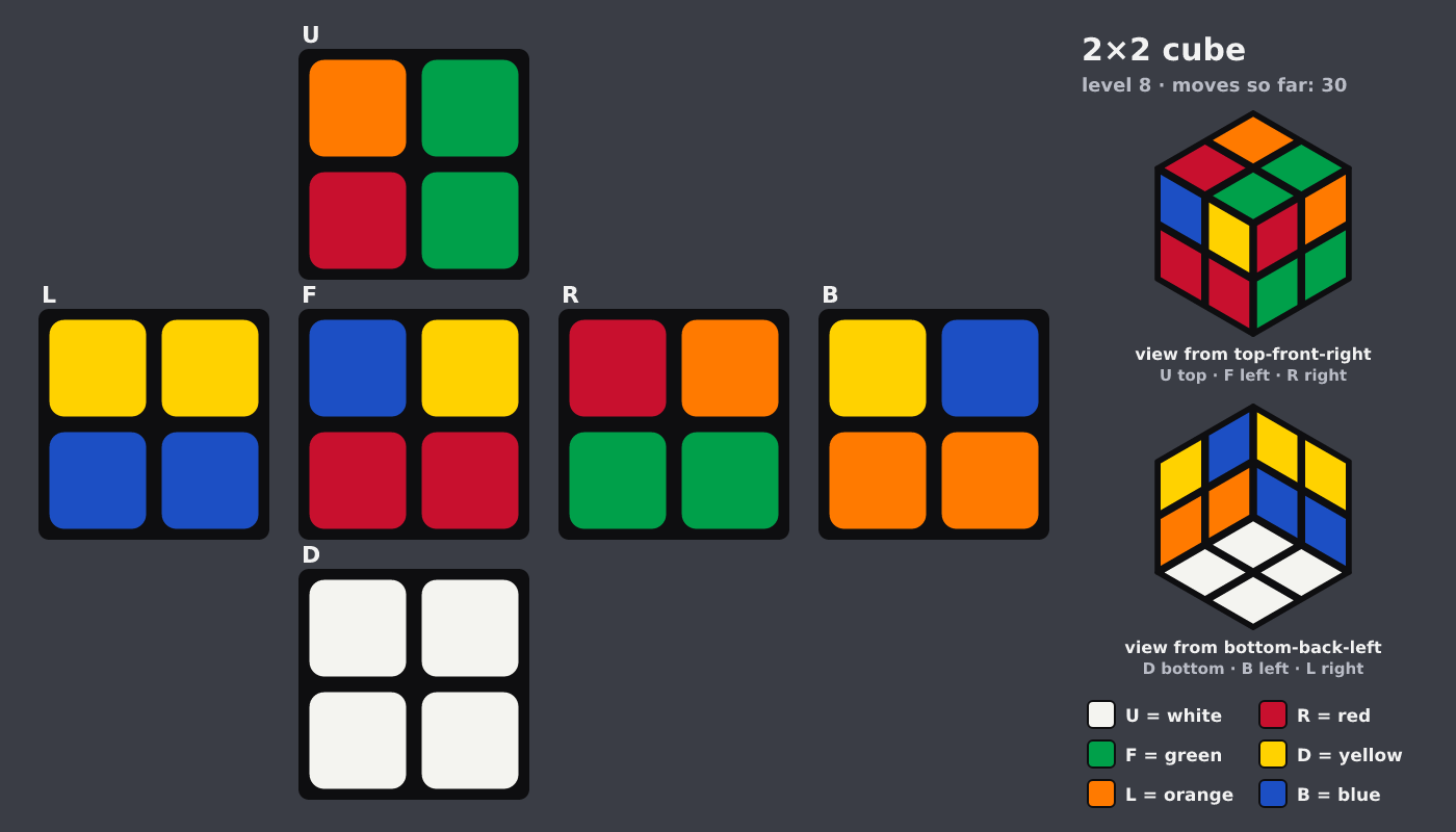 Picture shown to the model: after turn 6 · 30 moves